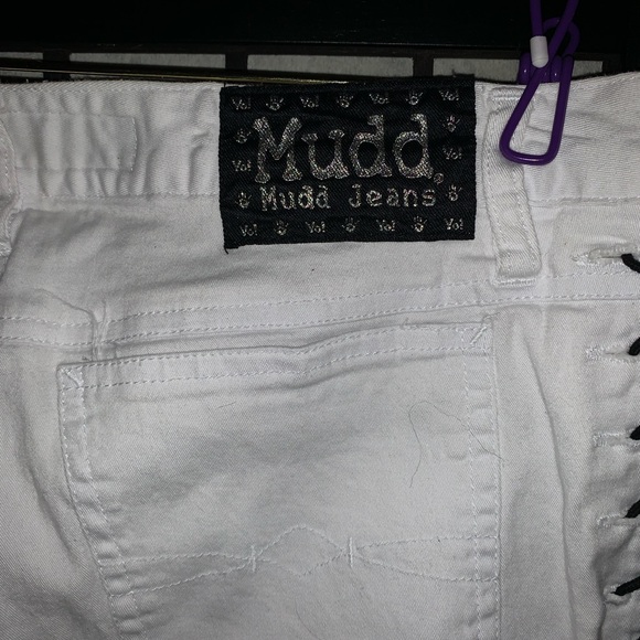Vintage bellbottom Mudd Women's White Jeans - Picture 1 of 12